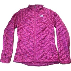 The North Face Jacket Dark Pink Womens Thermoball Full-zip eco winter coat Small